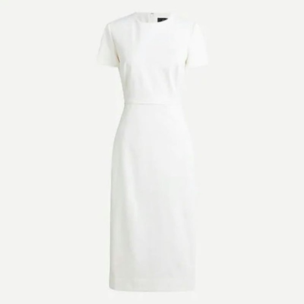 J Crew Ivory Sheath Dress size 6